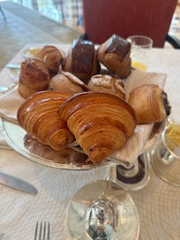 Pastries in the lobby restaurant
