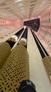 Tomada desde la entrada del hotel