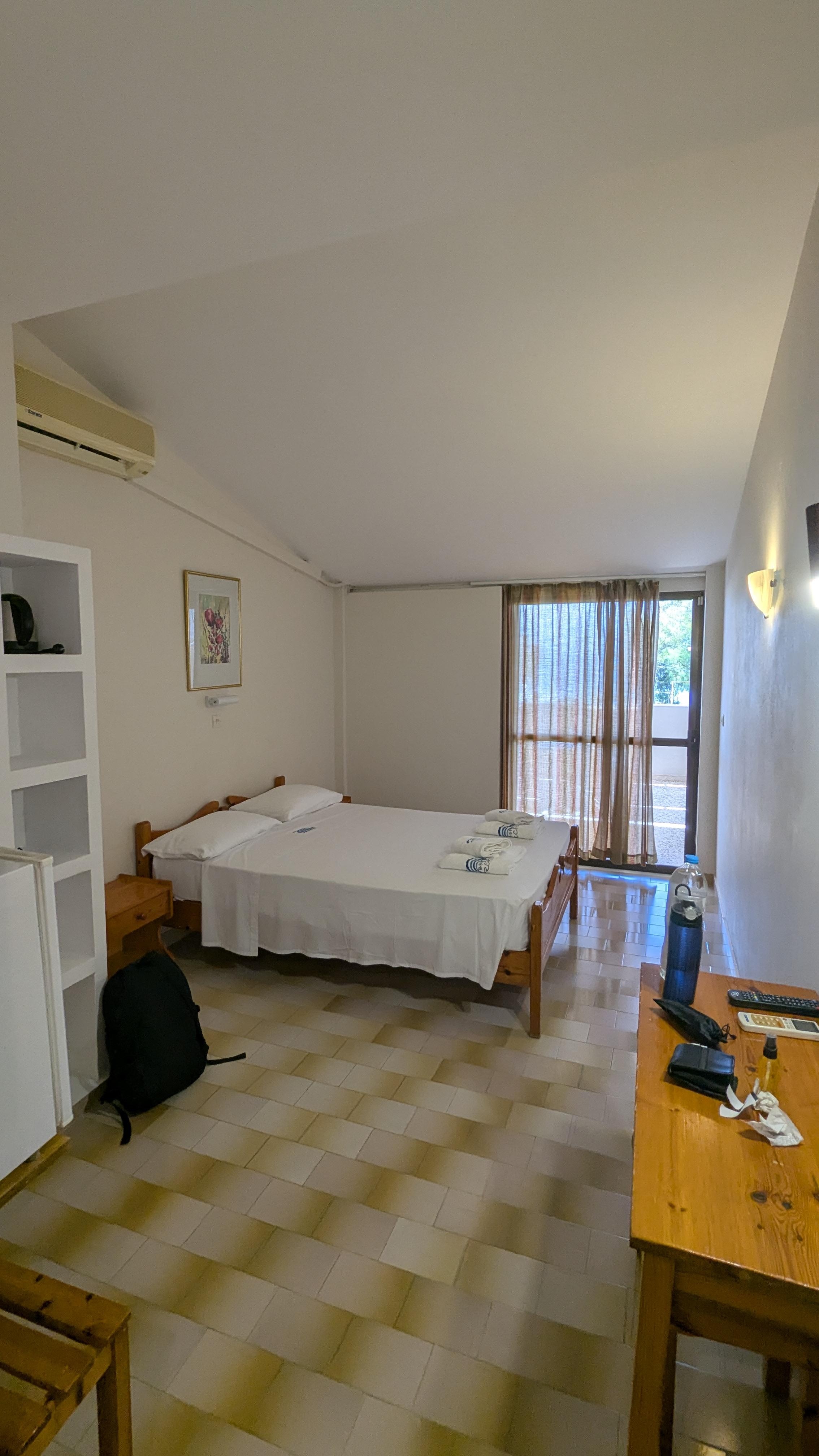 The room