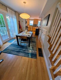 Great kitchen that was stocked with everything you could need.
