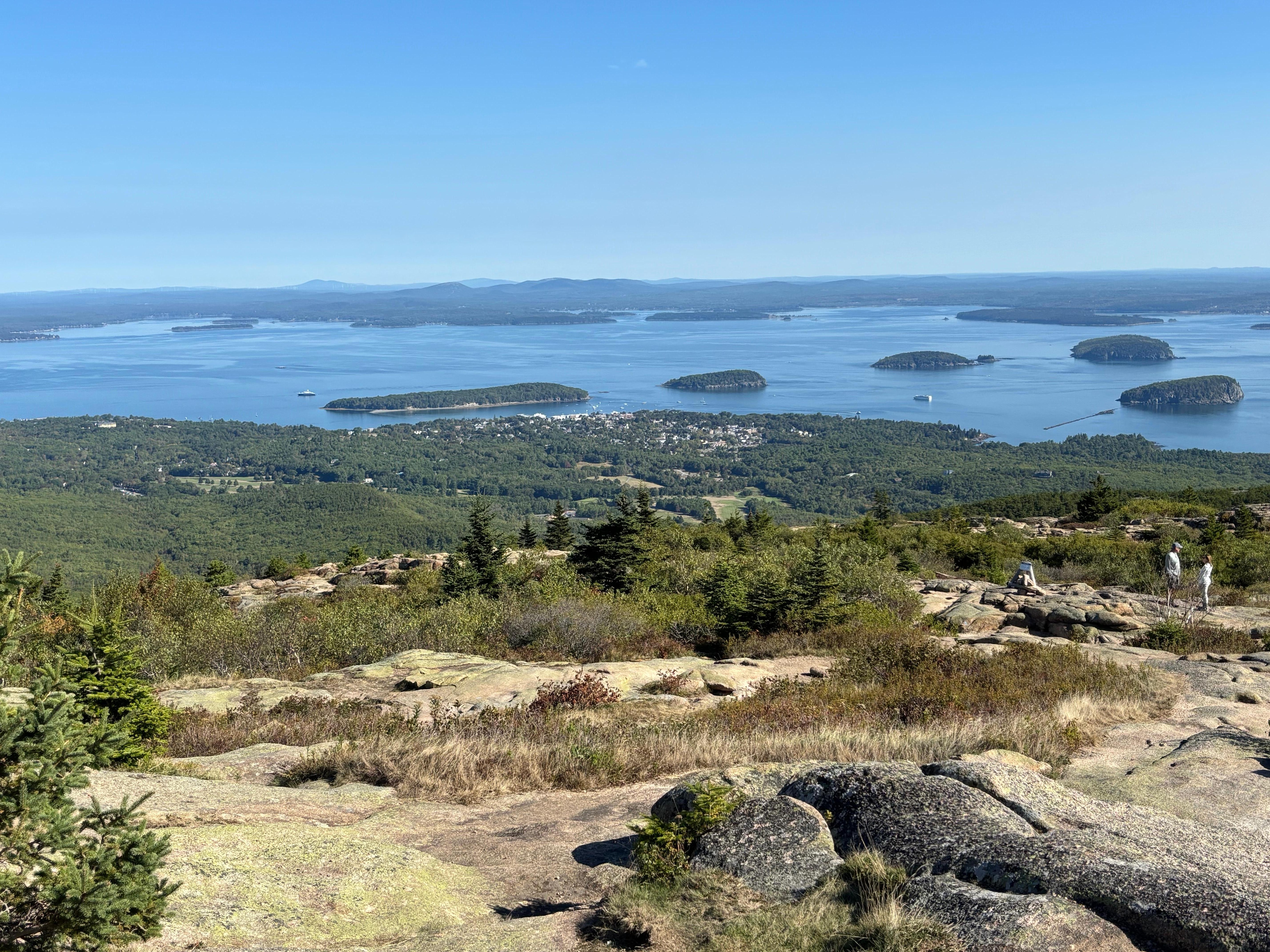 Bar Harbor from Cadillac Mountain