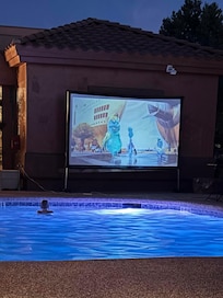 Movie Night at the Pool