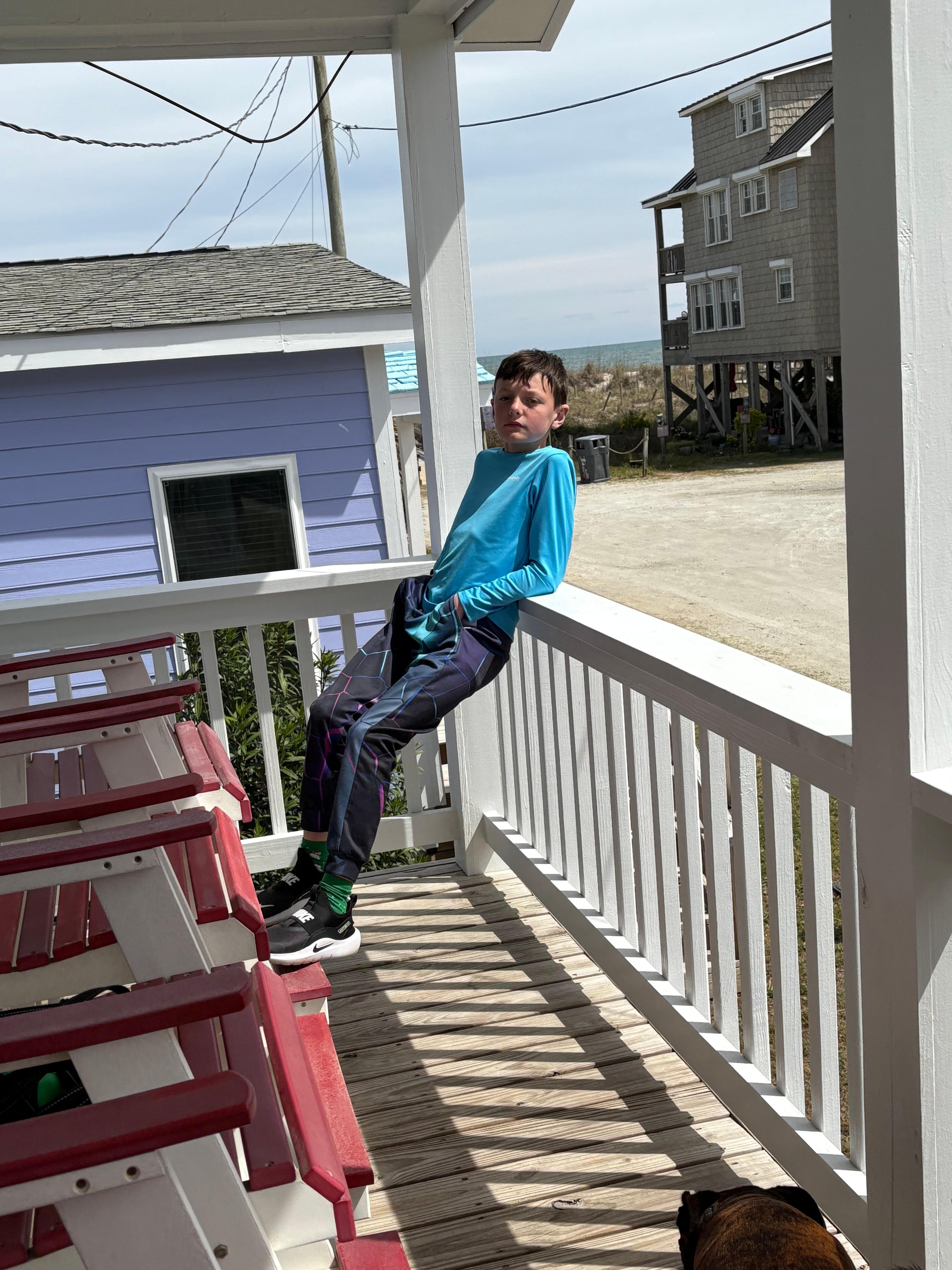 Enjoying the front porch!