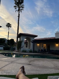 View from the cabana