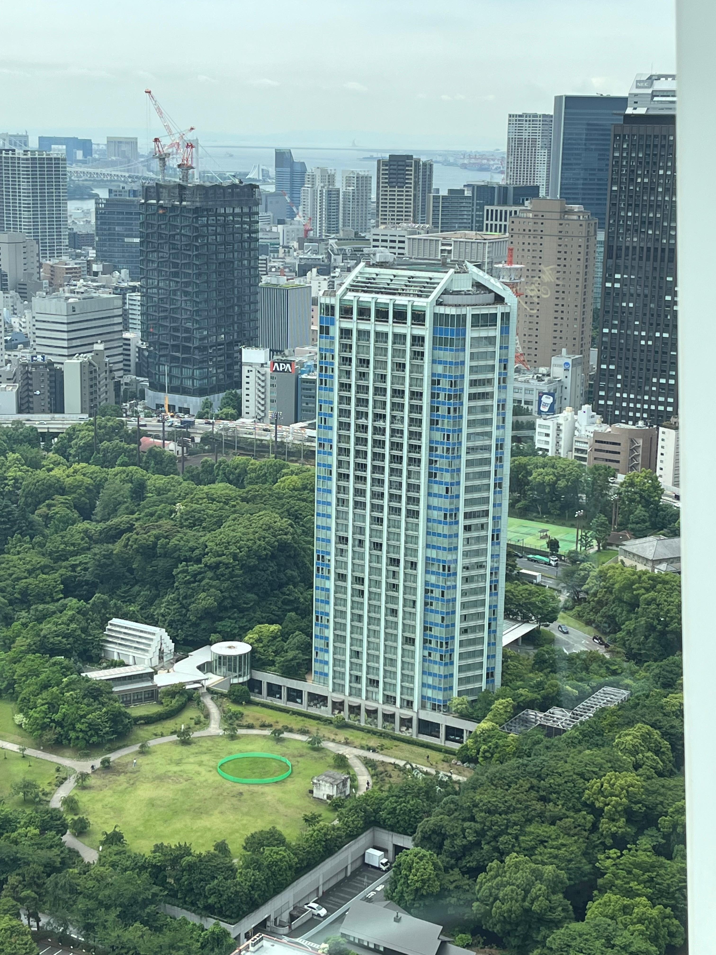 From Tokyo tower of Prince Park Tower Hotel