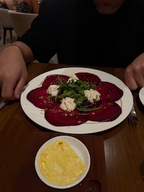 The appetizer at the French restaurant