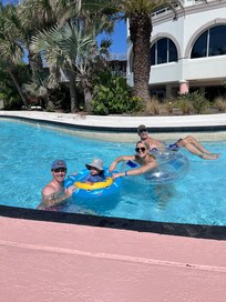 The lazy river was a huge hit