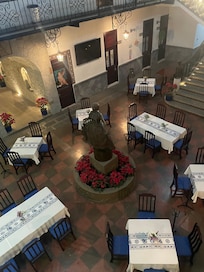 Downstairs patio restaurant