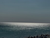 Romantic evening from the balcony