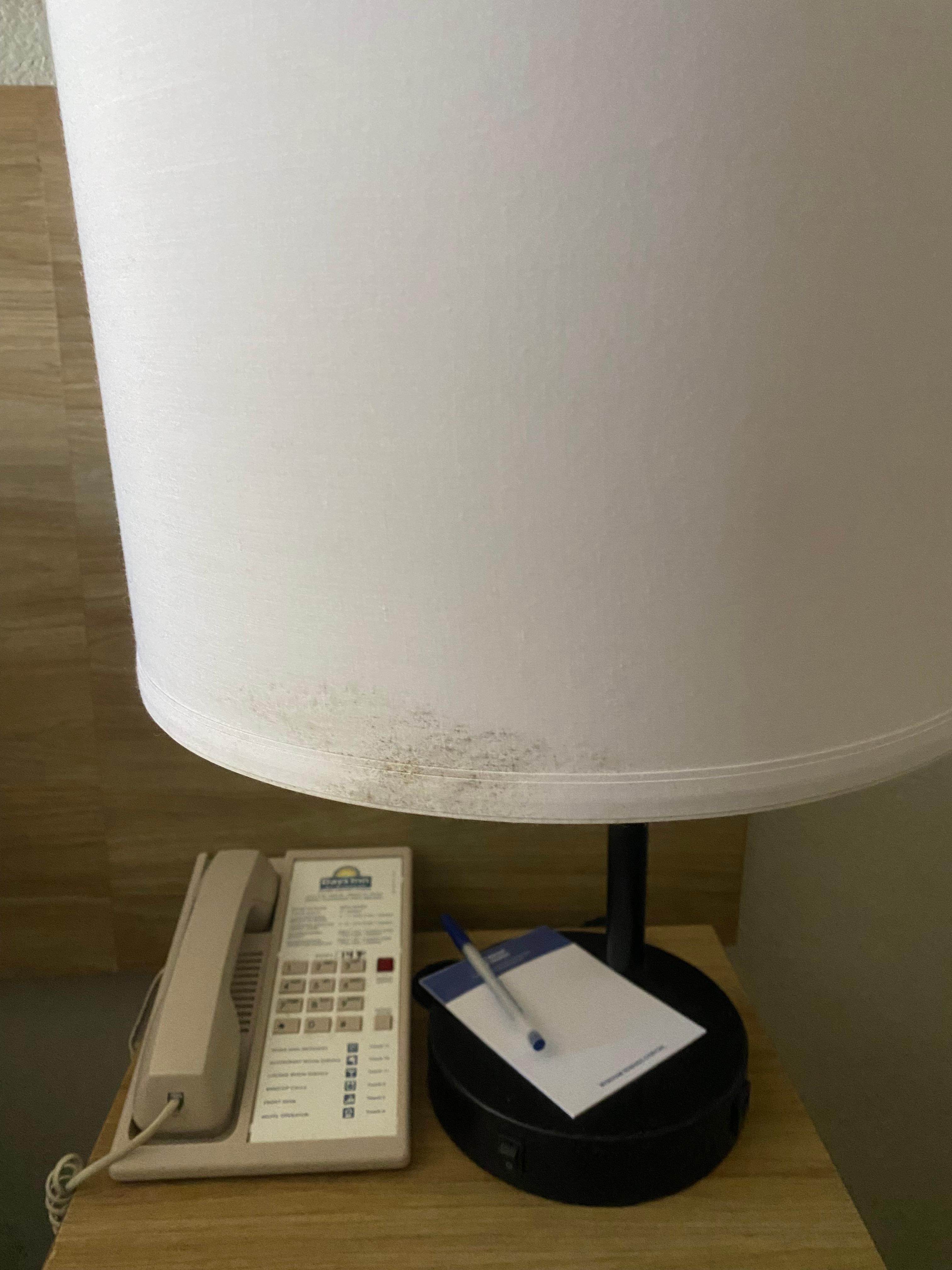 Mold on first lampshade