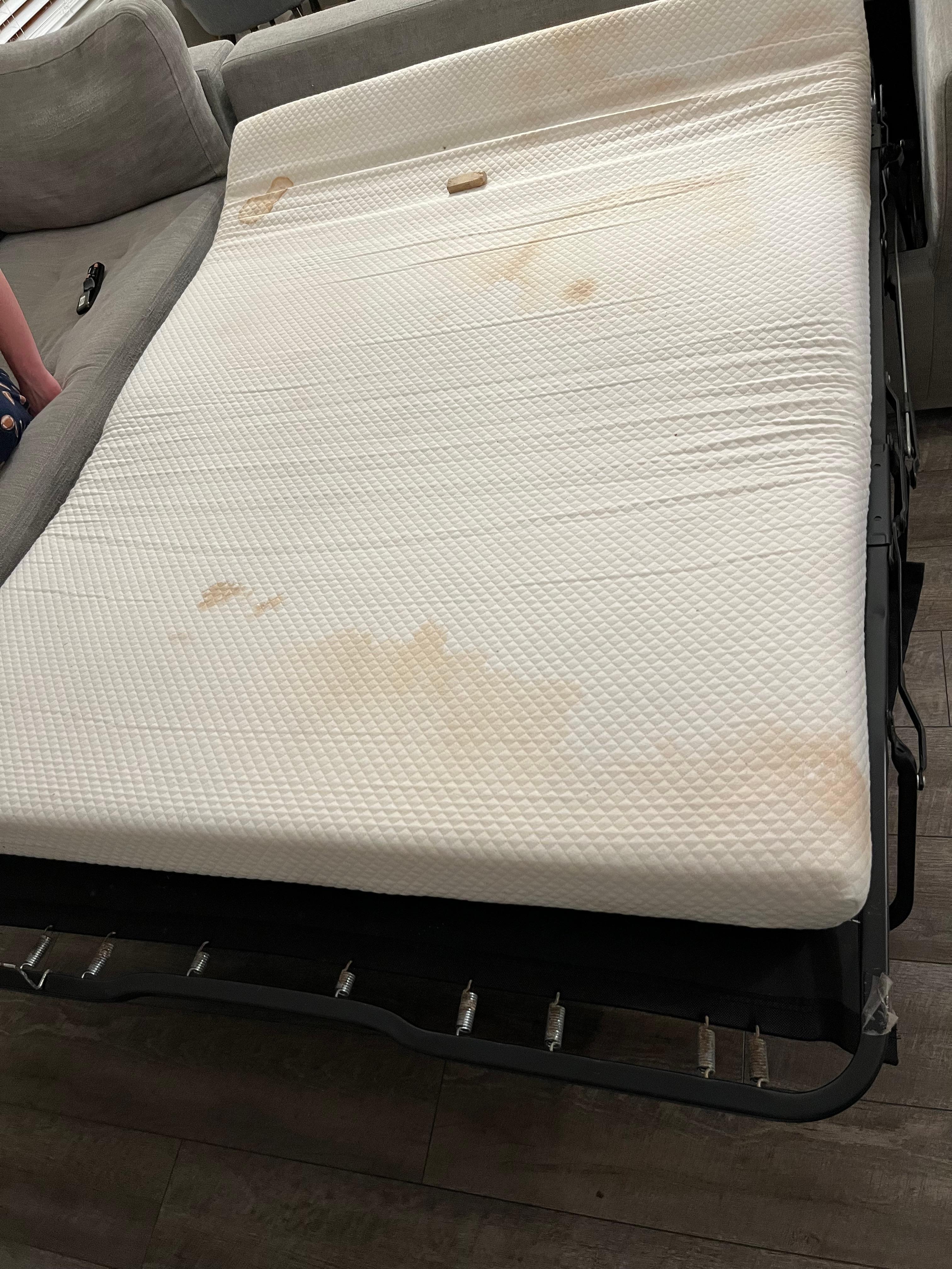 Sofa bed mattress.