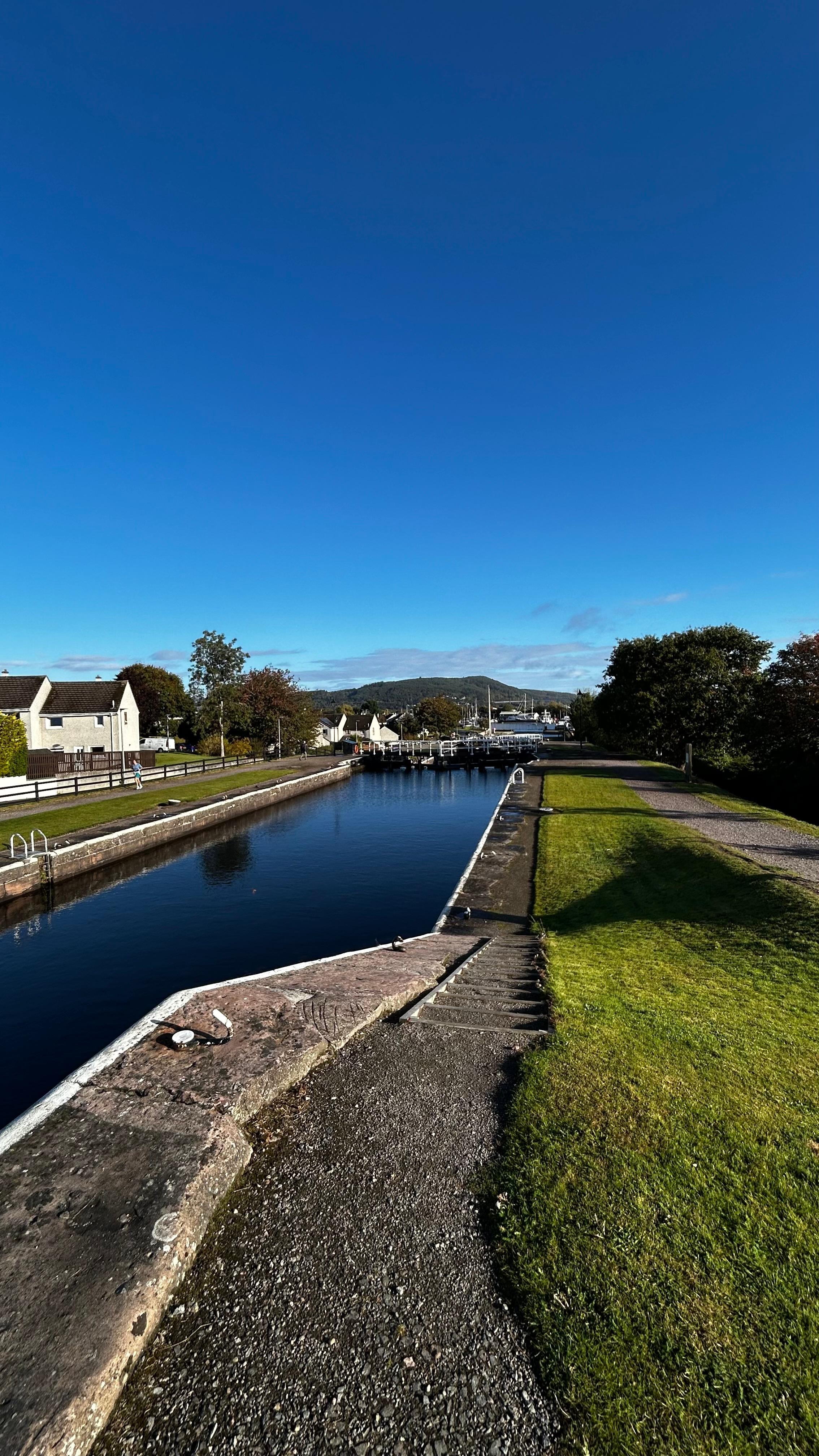 Locks along Caledonian Canal
