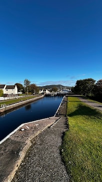 Locks along Caledonian Canal