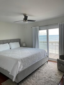Master bedroom with king size bed