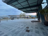 View of terminal from front door of Clarion