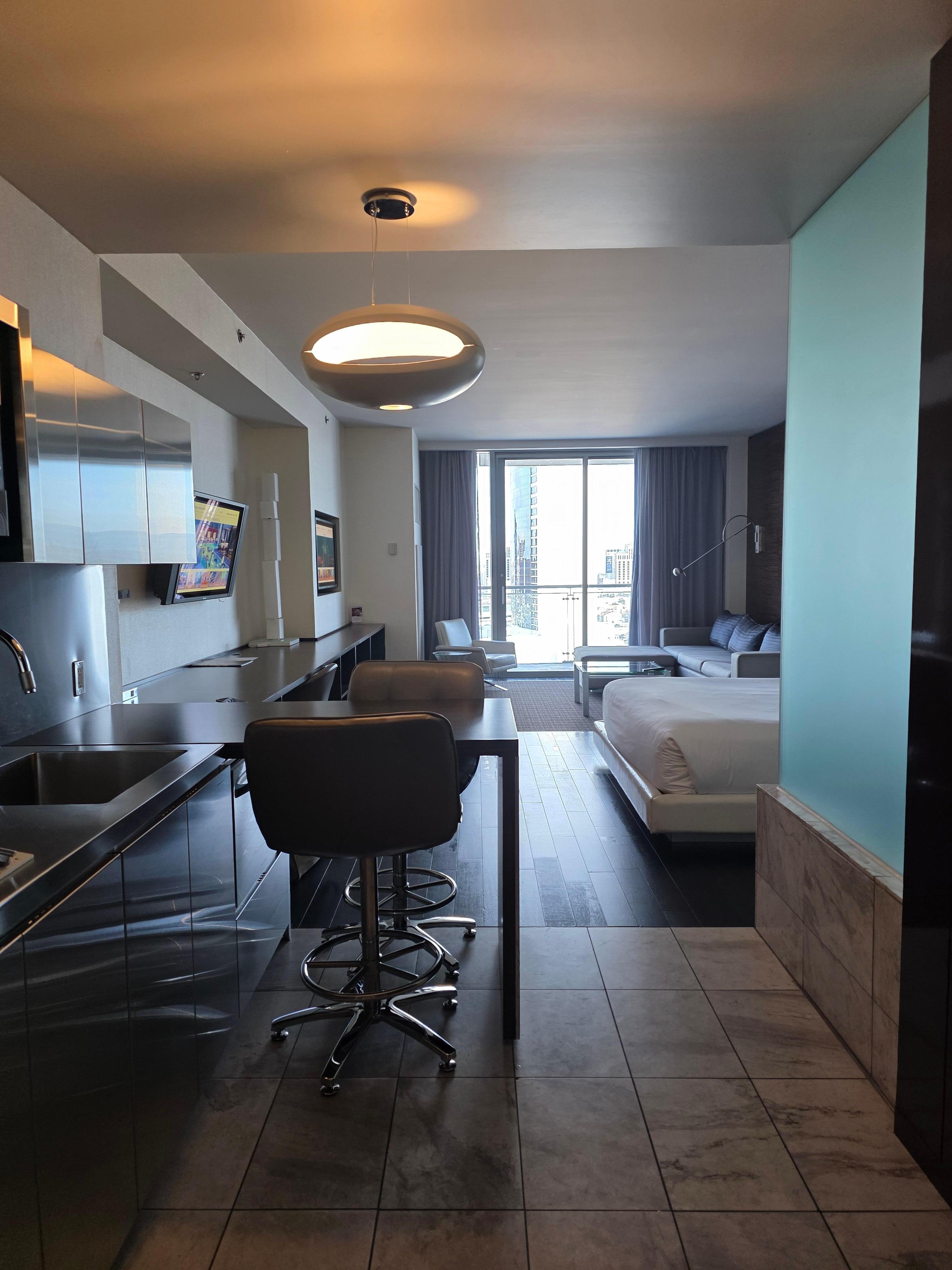 View once walking in