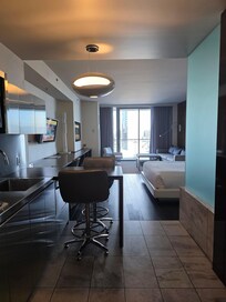 View once walking in