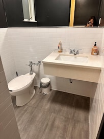 Rest room is clean.