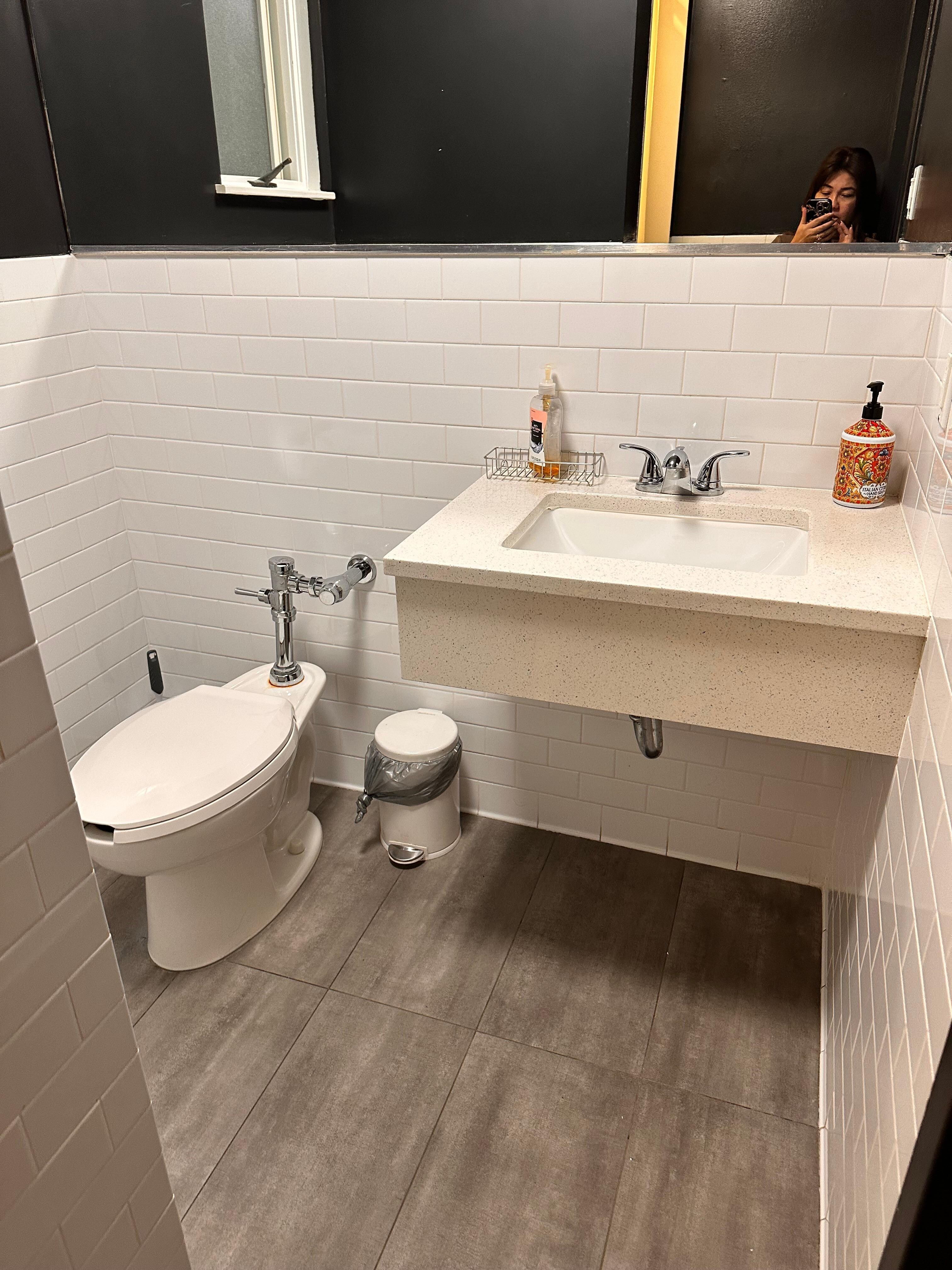 Rest room is clean.