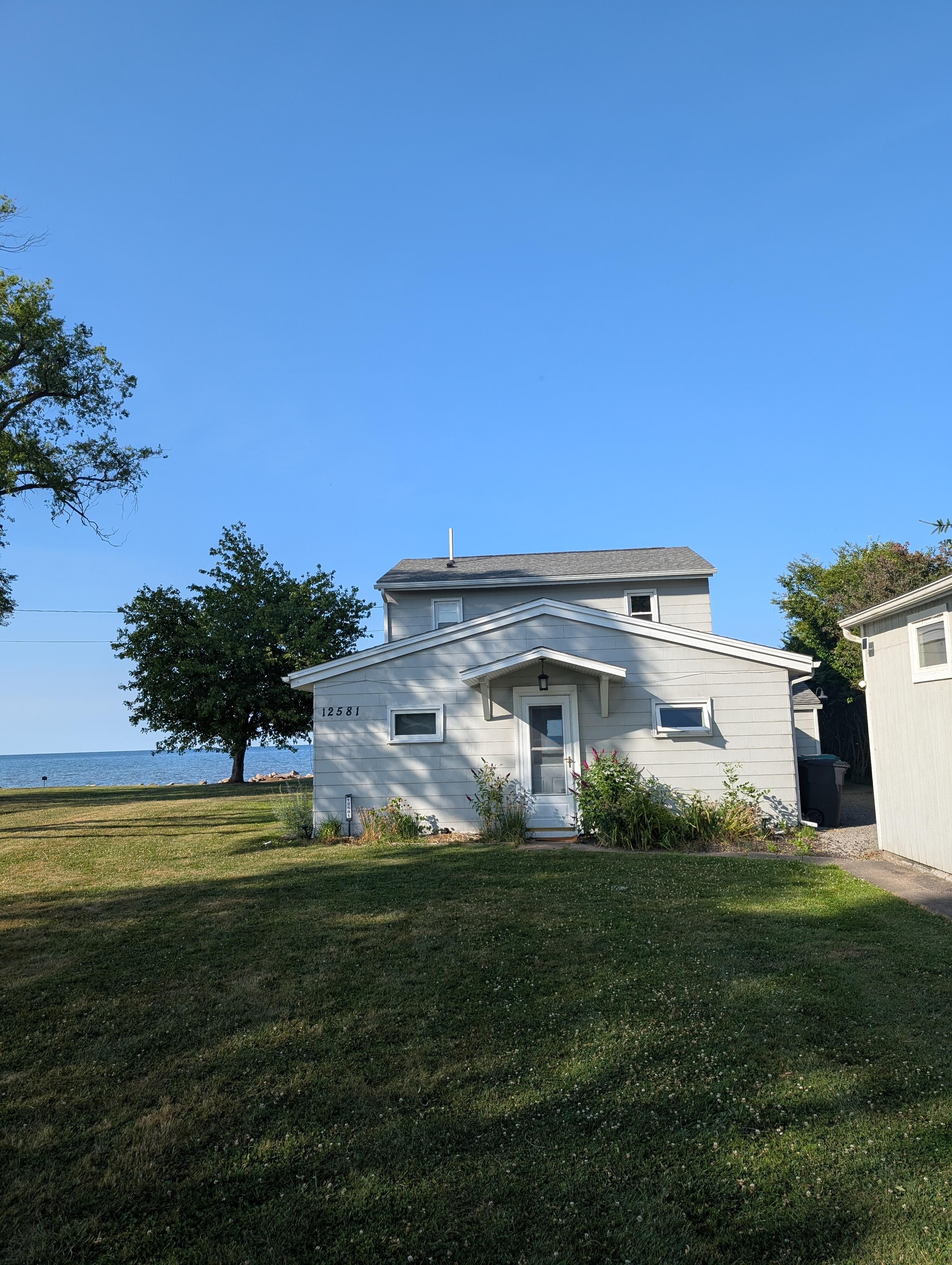 Front of cottage