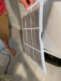 Ac unit never gets cleaned