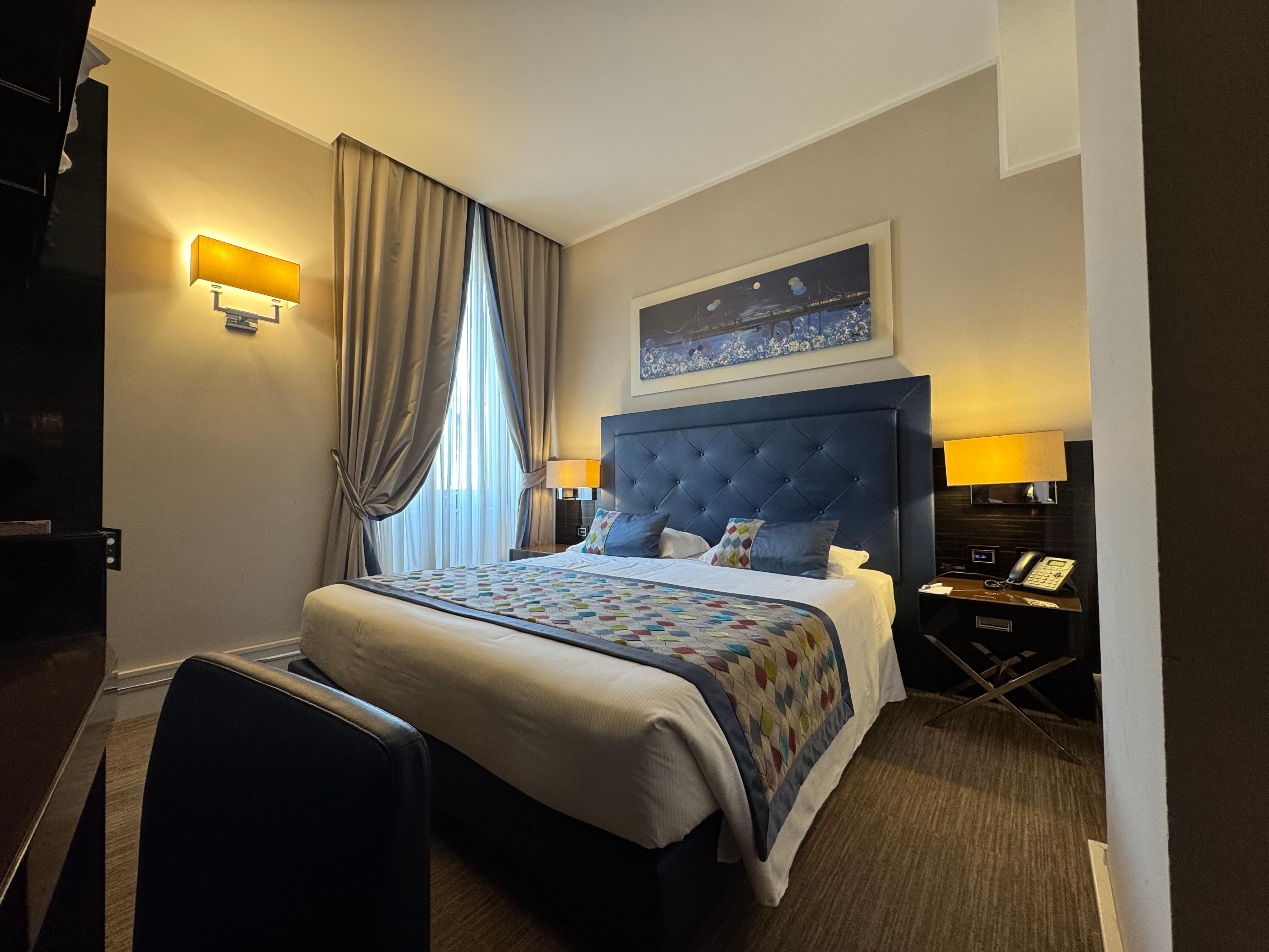 Our room overlooking Termini