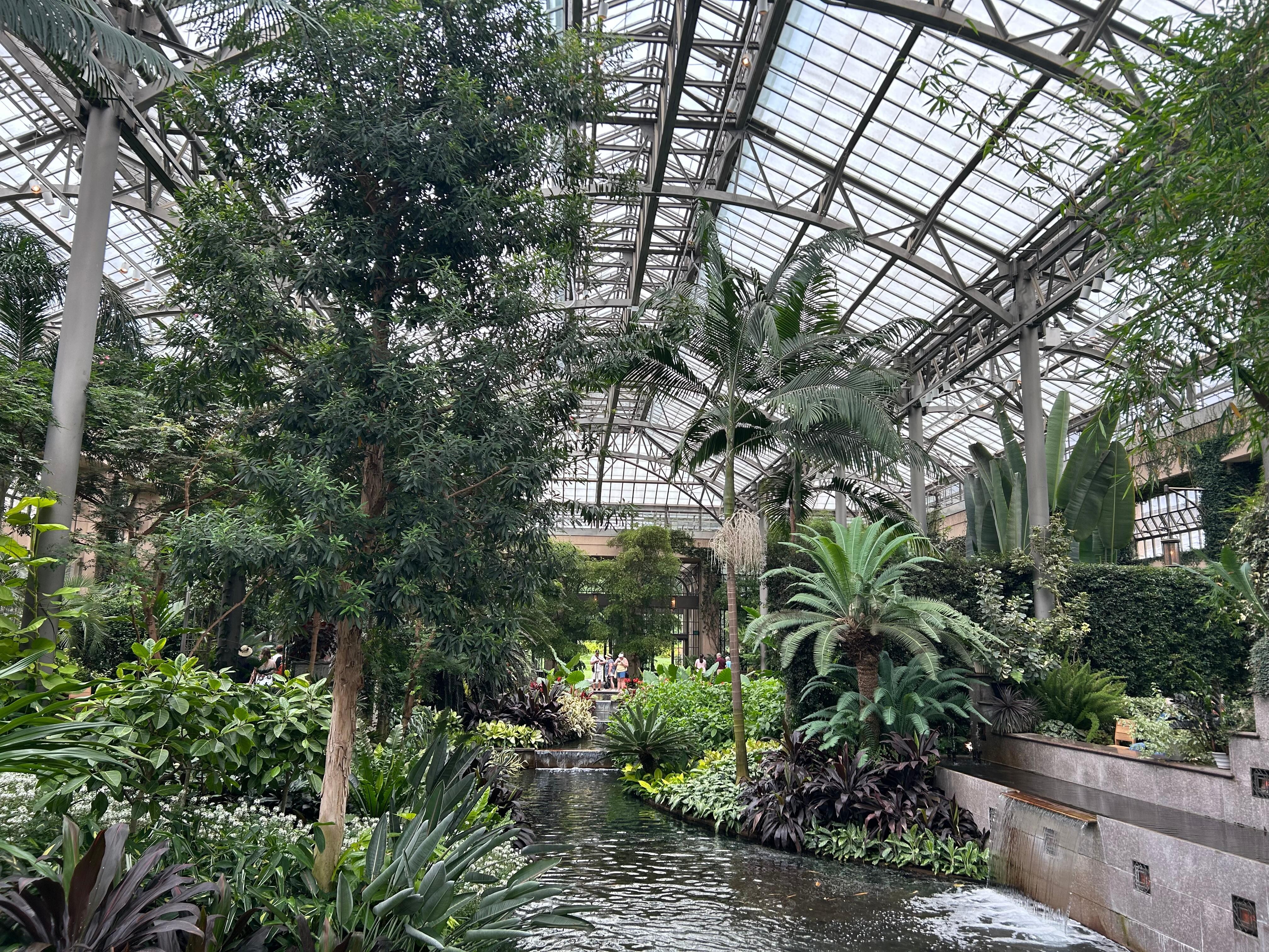 Longwood gardens a short drive away