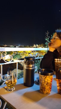 balkonu gayet keyifli