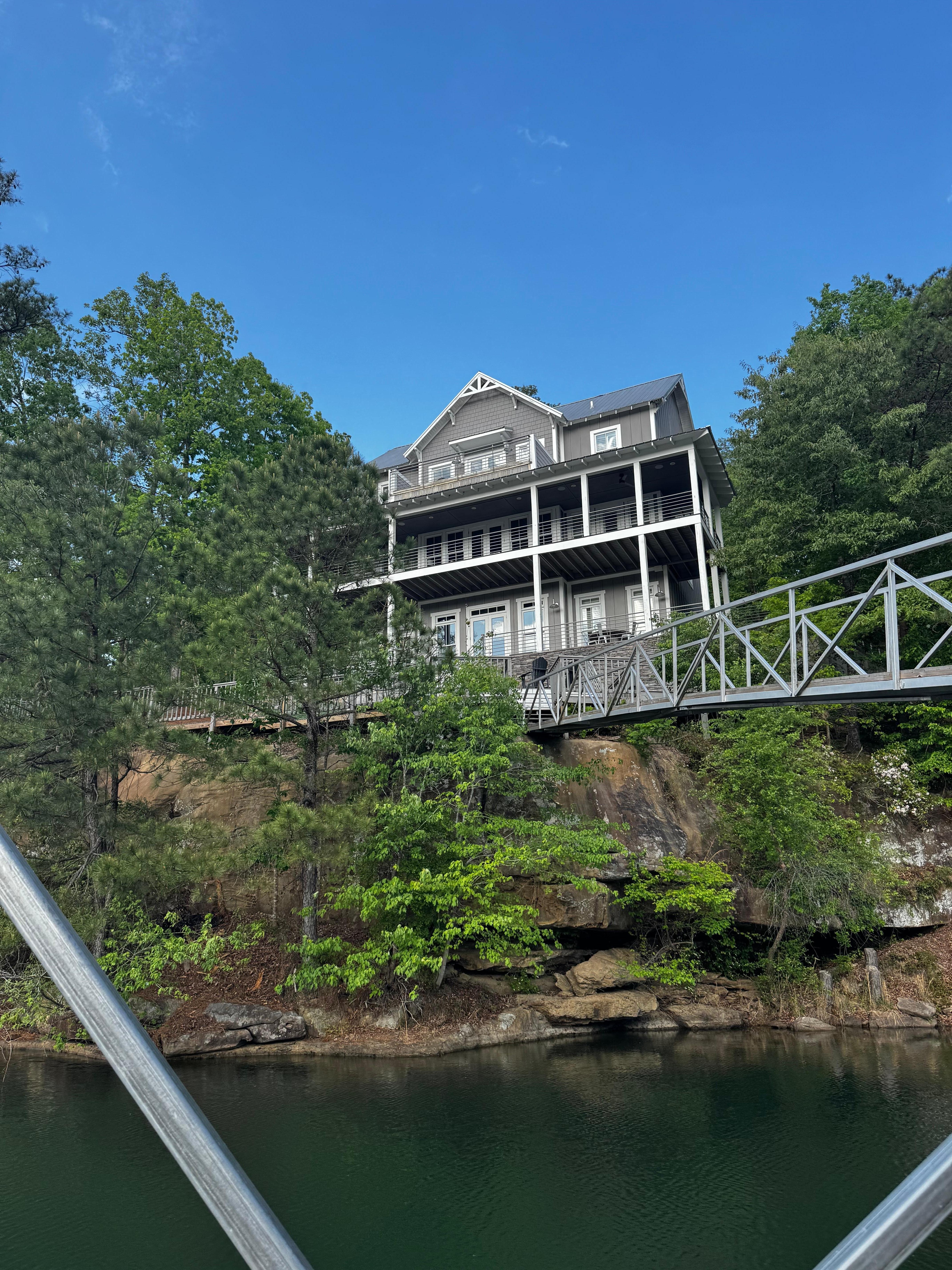 View of the house from the dock