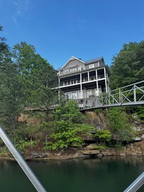 View of the house from the dock
