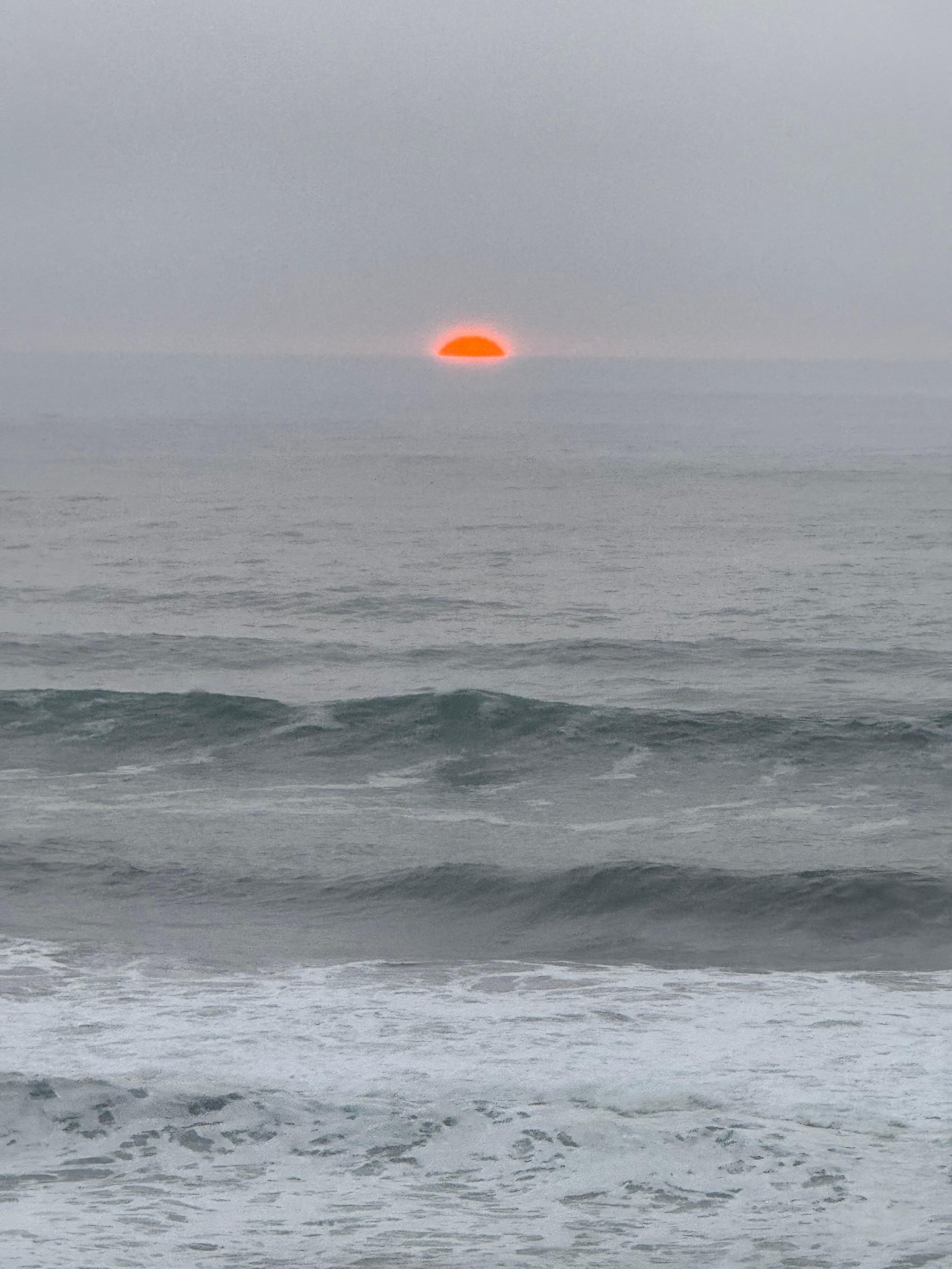 Sunset from the back deck