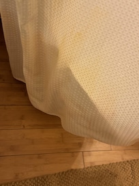 Molded shower curtains