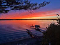 Beautiful sunset from the deck.