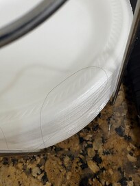 Hair on breakfast plate