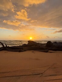 Right on beach views