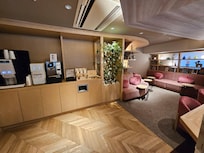 Rest area with coffee