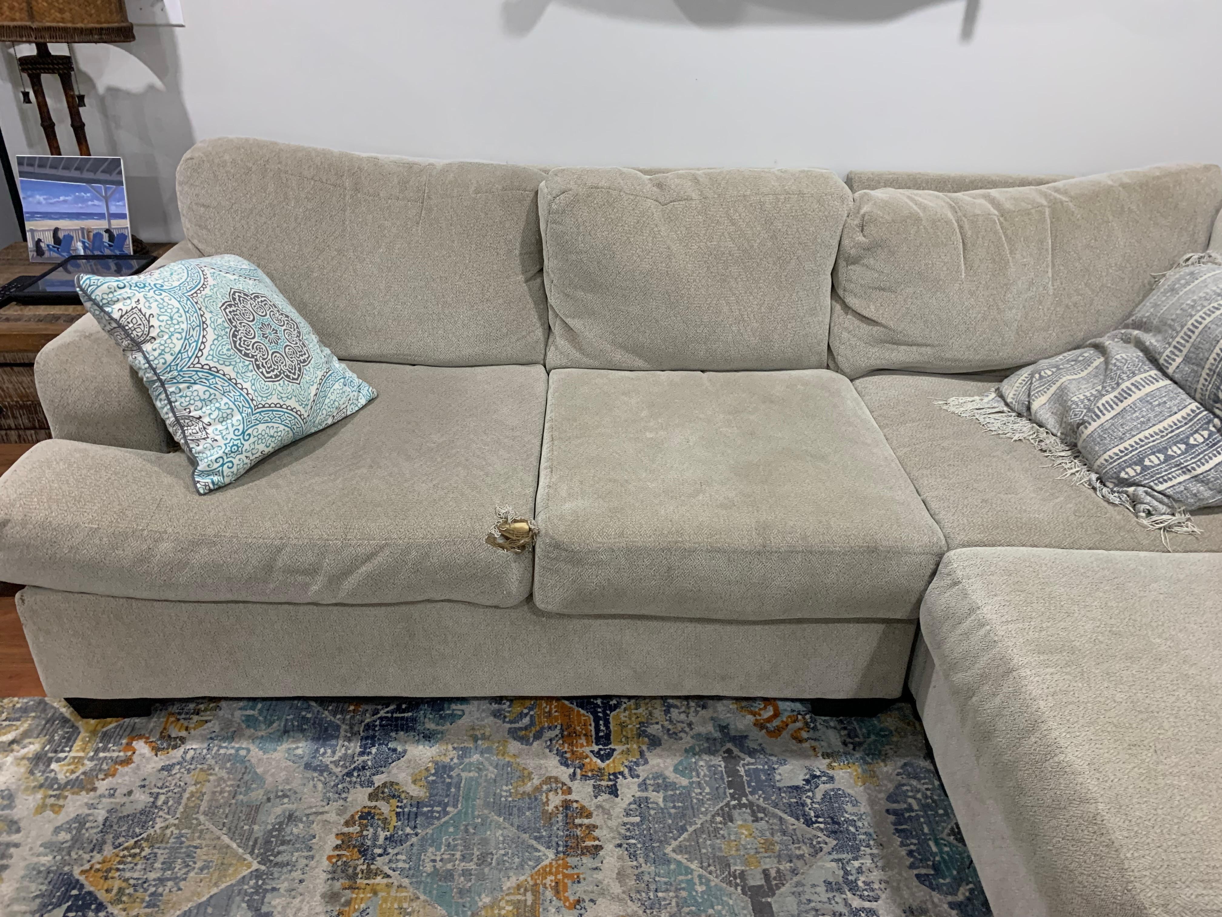 Dirty couch