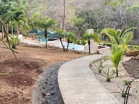 Walkway to pool