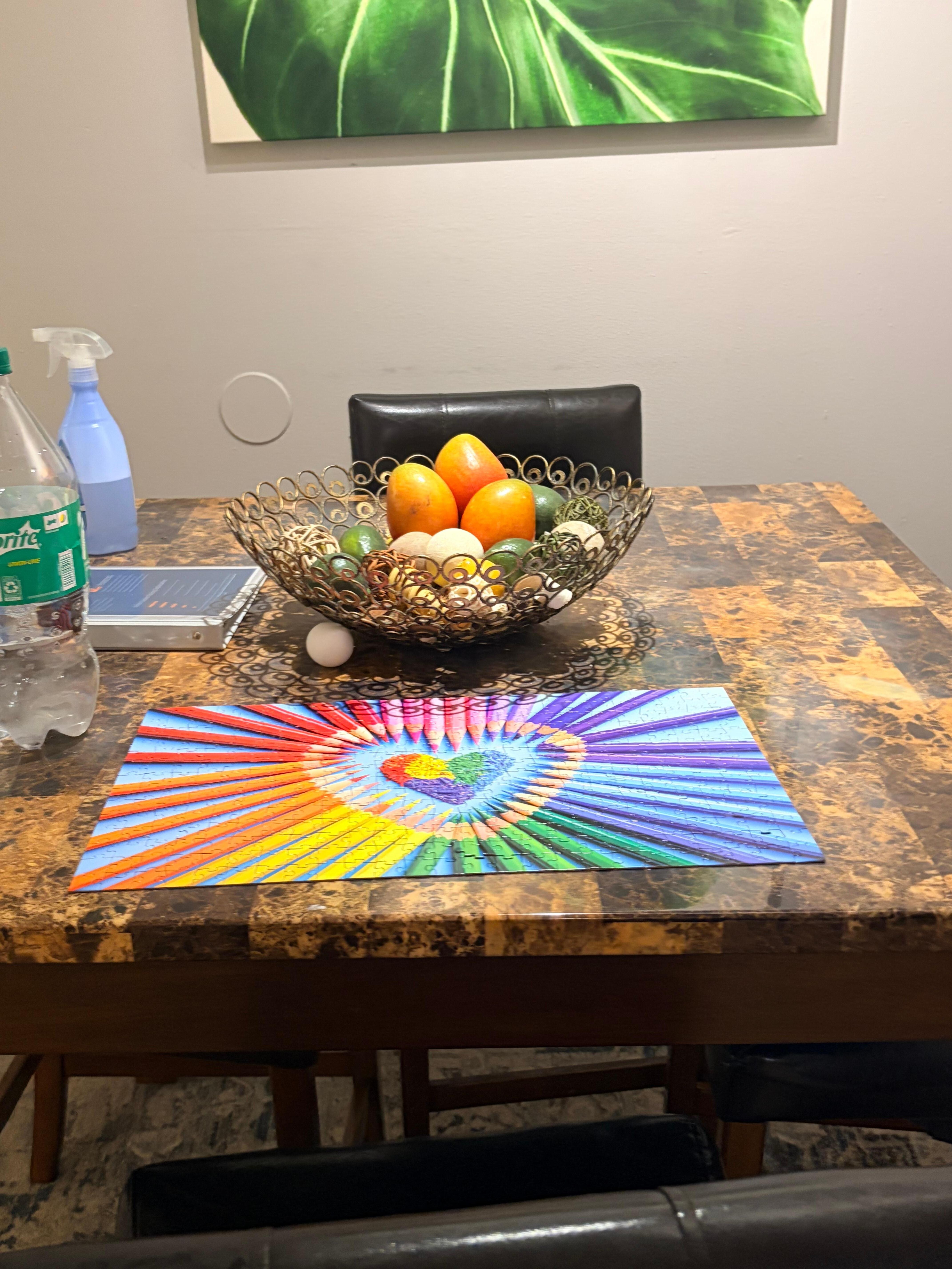 We left a puzzle and hope the next guest enjoy. 