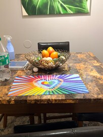 We left a puzzle and hope the next guest enjoy.