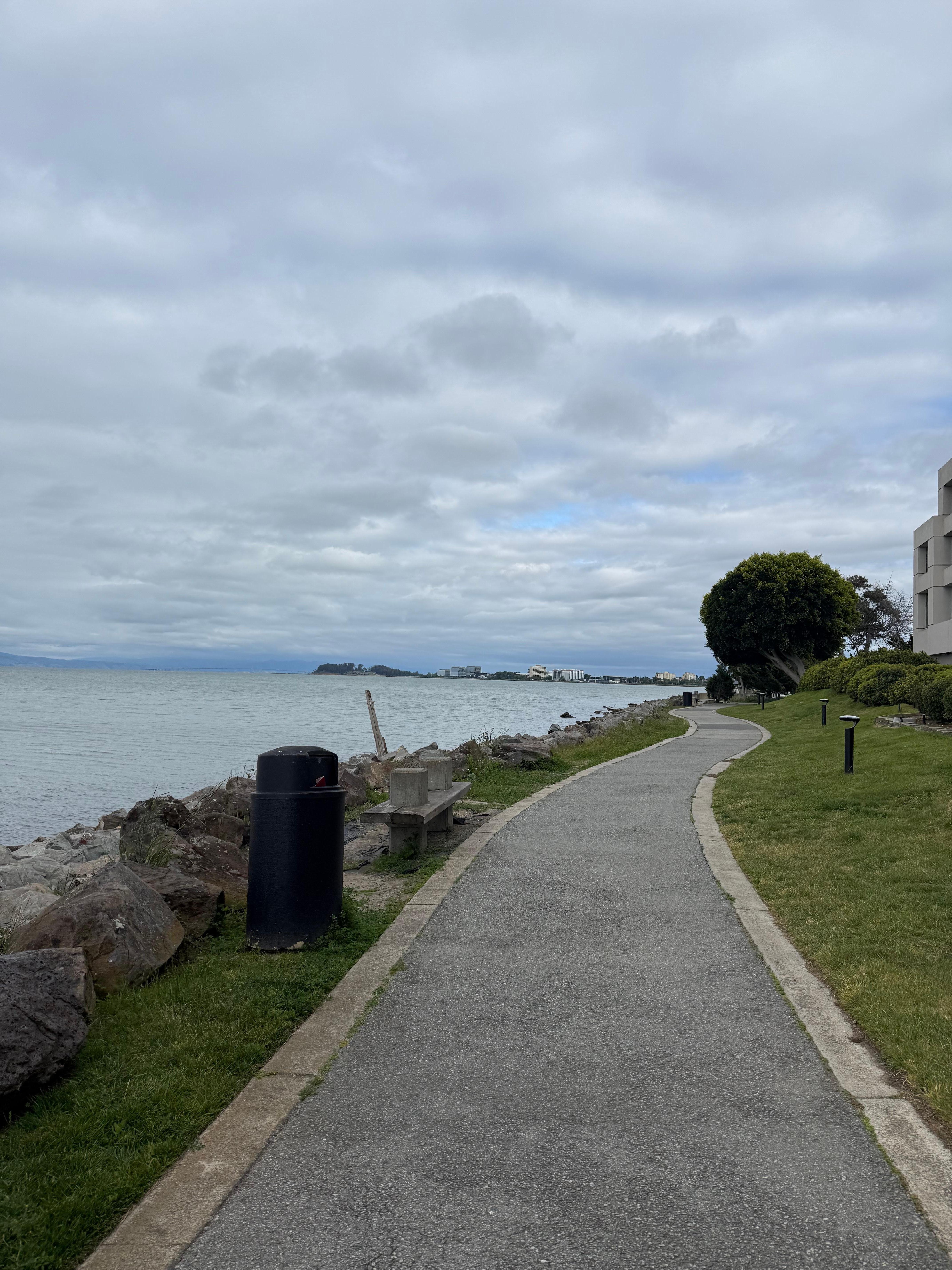 Walking path by the hotel.