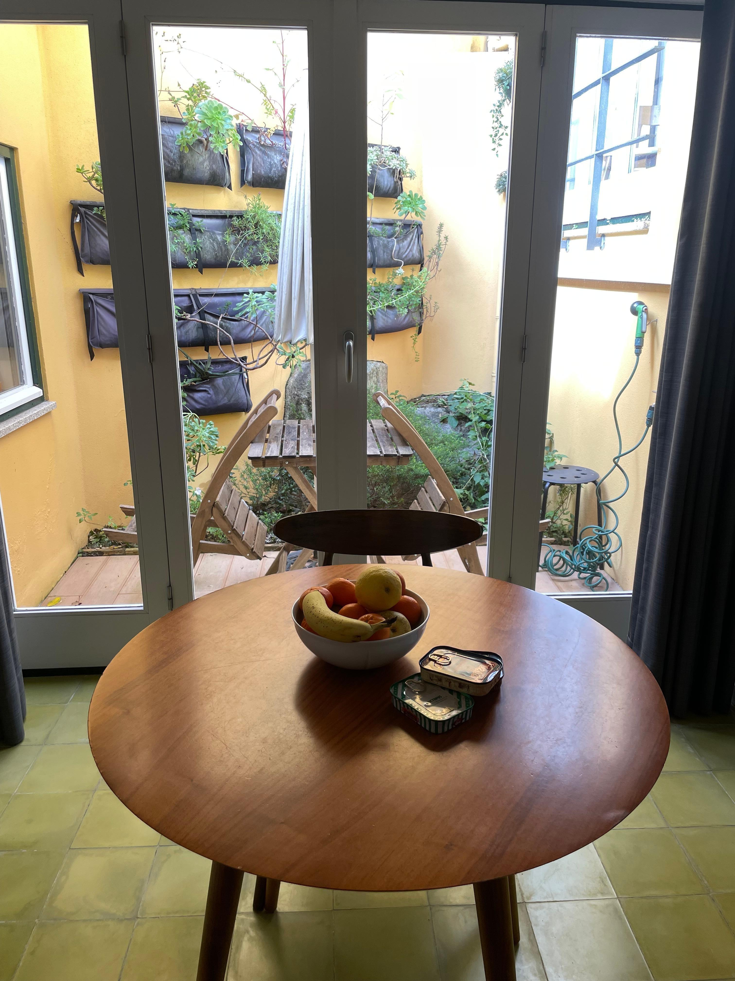 Soft light from the little alcove balcony 