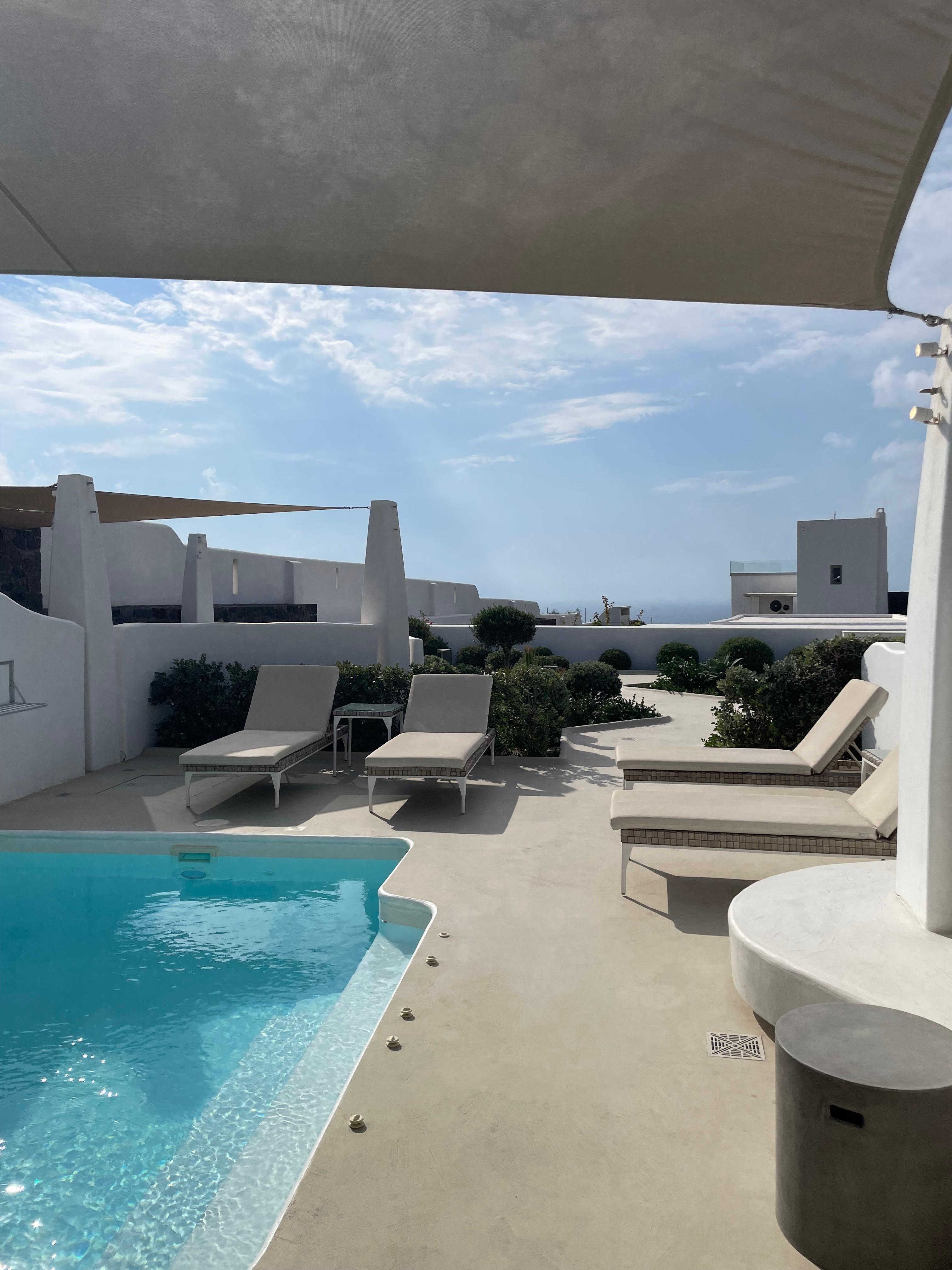 private pool for the two-bedroom villa