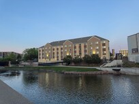 Hotel from across the river.