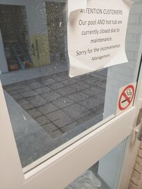 Hot tub missing, stated as available.