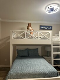 My husband, daughter and I were the only ones who stayed here but with all the space & separated bathrooms it would be perfect for a big family trip