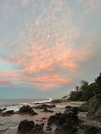View looking east when down at the tide pools.
