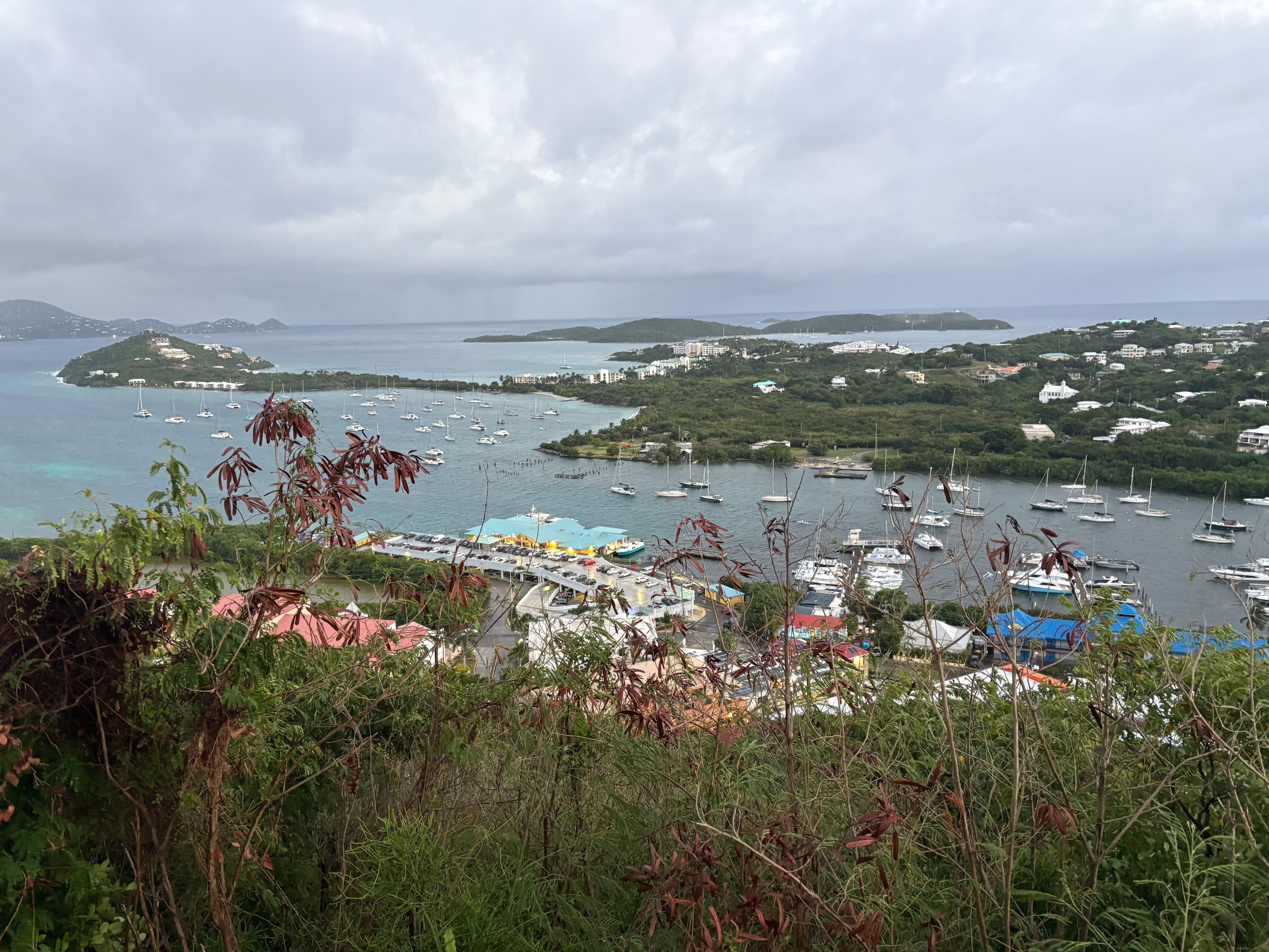 View straight out from property overlooking Red Hook