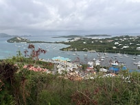 View straight out from property overlooking Red Hook