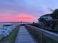 Beautiful sunset taken steps from villa